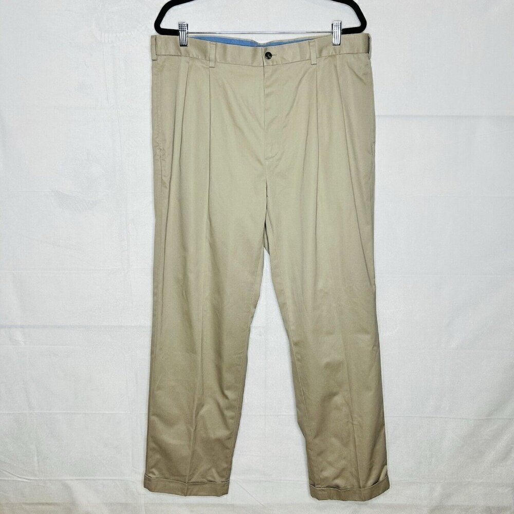 Brooks Brothers Elliot Men’s Khaki Lightweight Advantage Chino Pants Sz 38 X 32